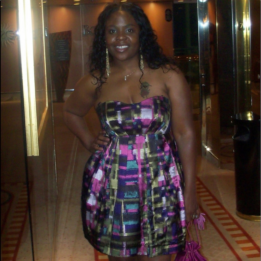 4/$30 ABS Allen Swartz Party Dress size 12